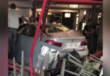 ЧП в пригороде Парижа. Водитель протаранил пиццерию после неудачного суицида