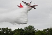 Авиацию привлекли к тушению лесного пожара в Херсонской области