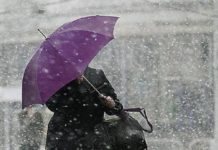 На Украину надвигается снежный шторм