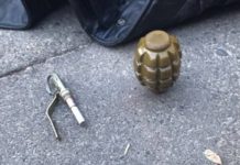 Полиция в Киеве задержала мужчину с гранатой из зоны АТО