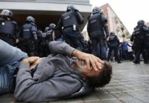 Число пострадавших при столкновениях в Каталонии приближается к пятистам