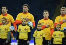 Шахтер принял участие в акции в поддержку Вооруженных сил Украины