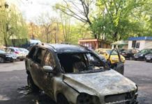 В Днепре сожгли машину главреда местной газеты